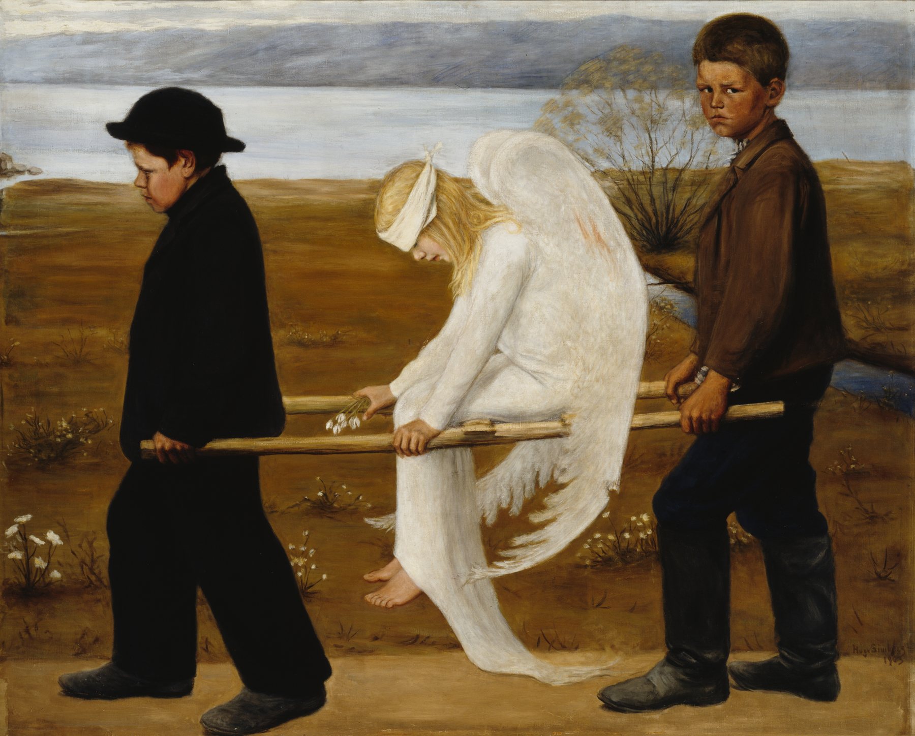 The Wounded Angel, Hugo Simberg